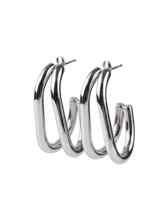 Coco Hoops - Silver sale