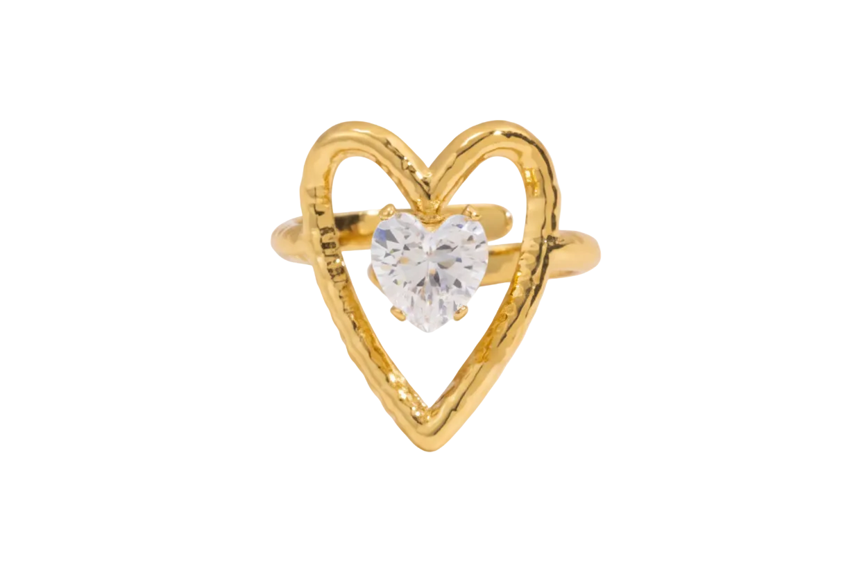 Double Heart Ring