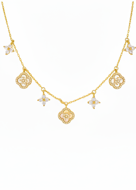 Bloom Necklace Golden